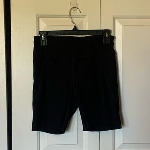 Biker shorts thick waistband